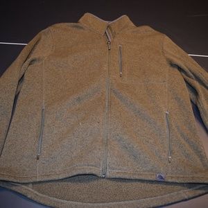 Men's L Slighty Fitted Green LL Bean Fleece